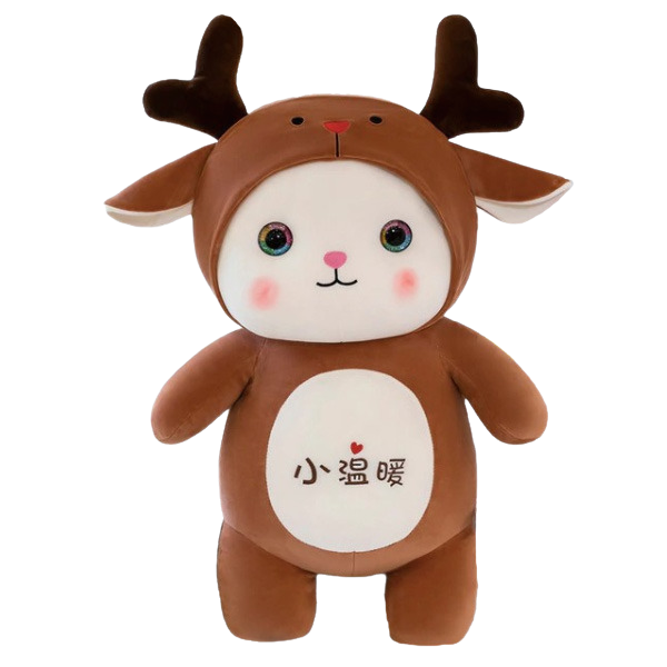 Imposter cat plush toy - brown