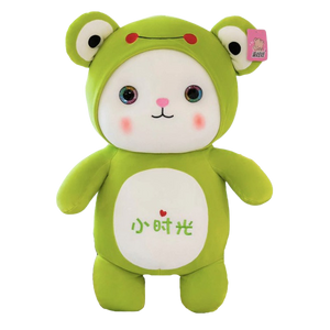 Imposter cat plush toy - green