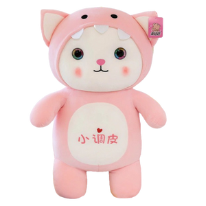 Imposter cat plush toy - pink