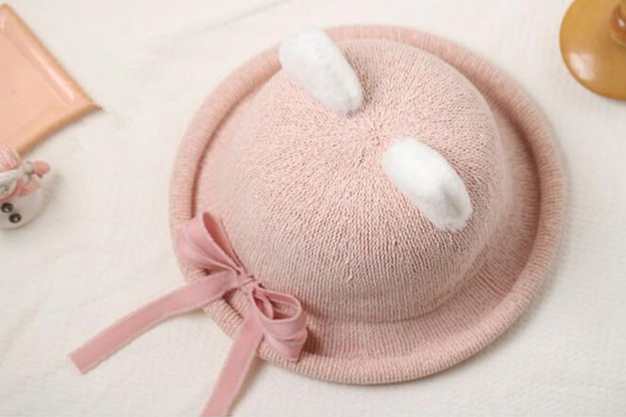 Lolita pink cat ears bowler hat