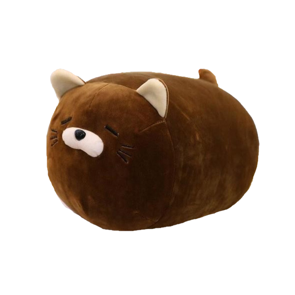 Munchkin cat plush toy - brown