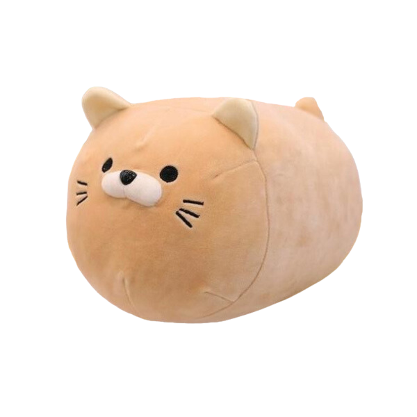 Munchkin cat plush toy - peach