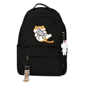 Neko Atsume cat backpack - black