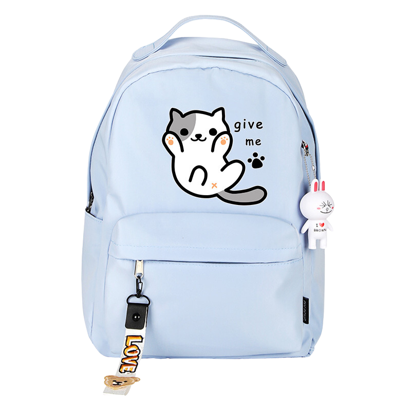 Neko Atsume cat backpack - blue