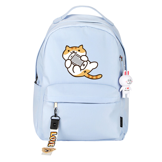 Neko Atsume cat backpack - blue