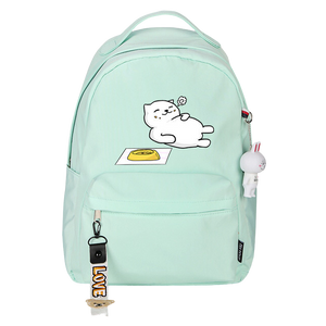 Neko Atsume cat backpack - green