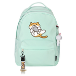 Load image into Gallery viewer, Neko Atsume cat backpack - green
