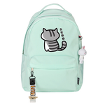 Load image into Gallery viewer, Neko Atsume cat backpack - green
