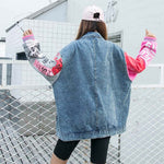 Load image into Gallery viewer, Pink Panther denim jacket
