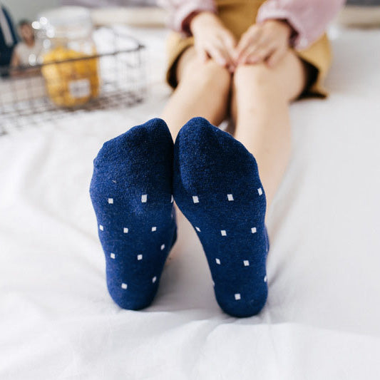 Polka dot cat socks (5 pairs)