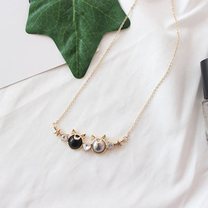 Sailor Moon Luna and Artemis necklace