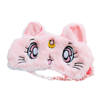 Load image into Gallery viewer, Sailor Moon Luna, Artemis, and Diana plush sleep mask - Diana pink
