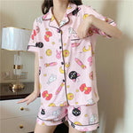 Load image into Gallery viewer, Sailor Moon Luna cotton two-piece pyjama set
