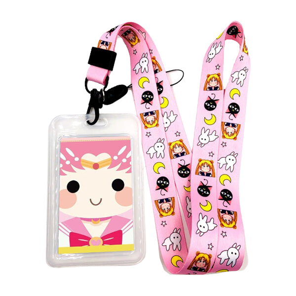 Sailor Moon Luna lanyard and ID holder - Mini Moon