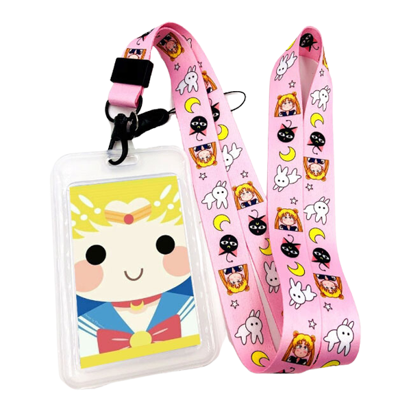 Sailor Moon Luna lanyard and ID holder - Sailor Moon