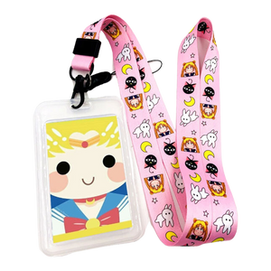 Sailor Moon Luna lanyard and ID holder - Sailor Moon