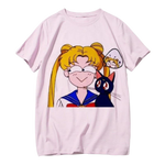 Load image into Gallery viewer, Sailor Moon &amp; Luna t-shirt
