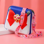 Load image into Gallery viewer, Sailor Moon Luna satin shoulder bag
