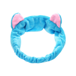 Load image into Gallery viewer, Soft fleece cat ears hairband - blue
