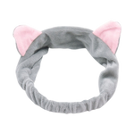 Load image into Gallery viewer, Soft fleece cat ears hairband - grey
