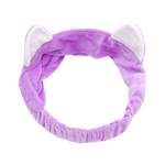 Load image into Gallery viewer, Soft fleece cat ears hairband - purple
