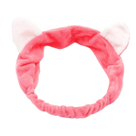 Load image into Gallery viewer, Soft fleece cat ears hairband - red
