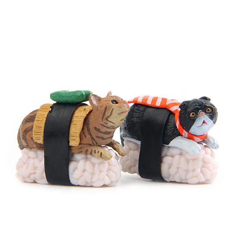 Sushi cat figurines (5 pcs)