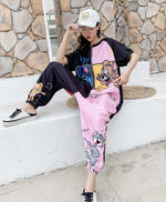 Load image into Gallery viewer, Tom &amp; Jerry short-sleeve jumpsuit
