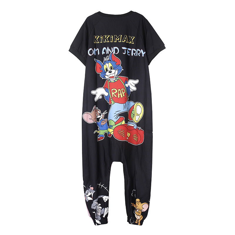 Tom & Jerry short-sleeve jumpsuit