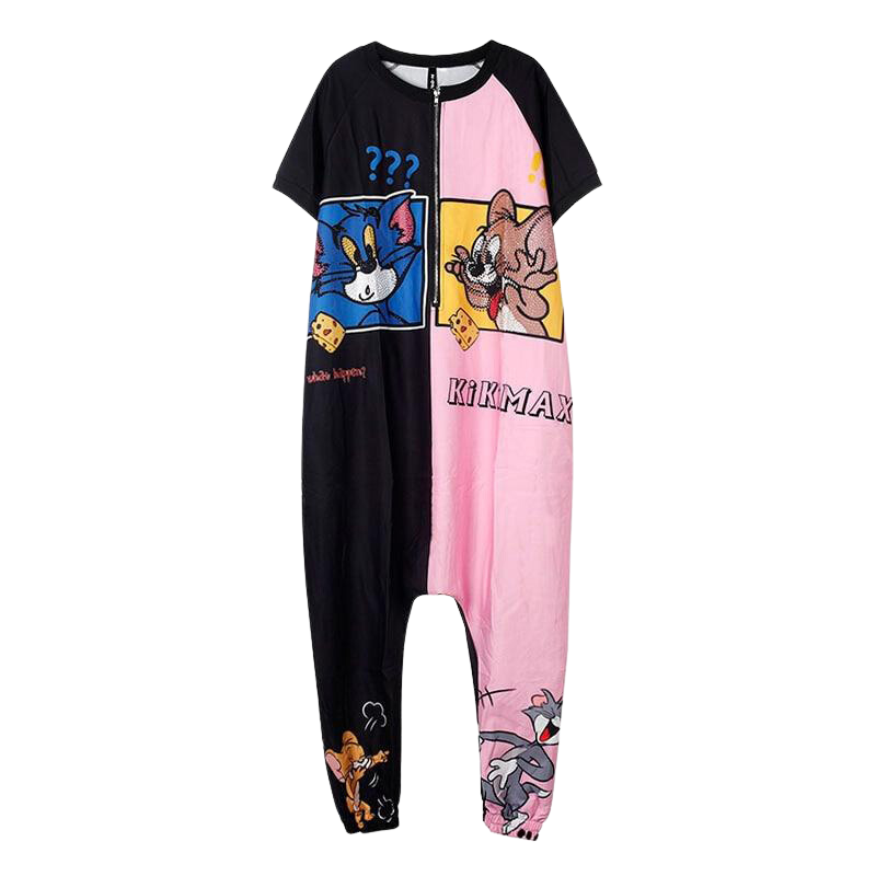 Tom & Jerry short-sleeve jumpsuit