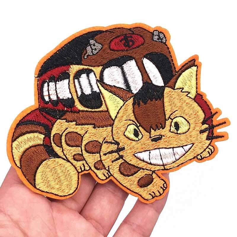 Totoro Catbus embroidered patch