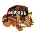 Load image into Gallery viewer, Totoro Catbus embroidered patch
